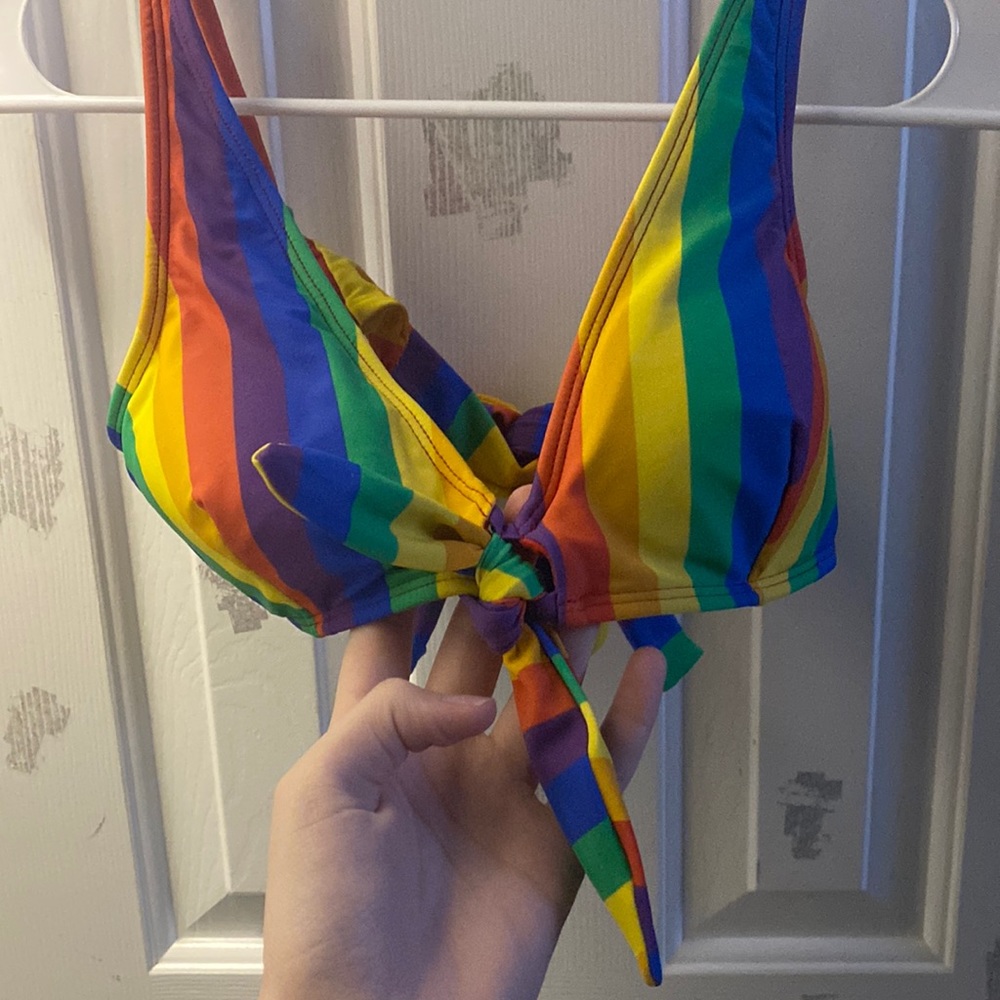 rainbow bikini
